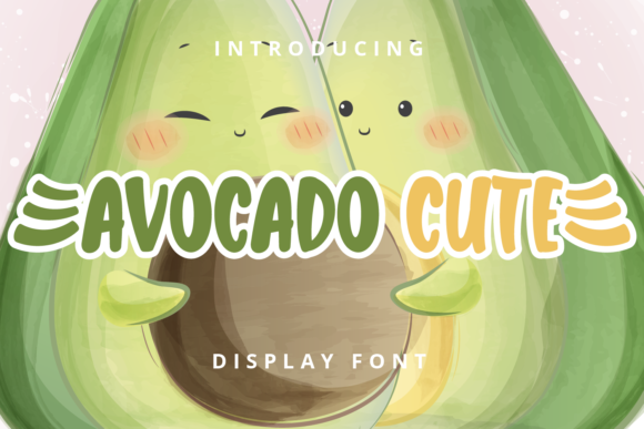 Avocado Cute – A Cute Display Font for Maker Projects