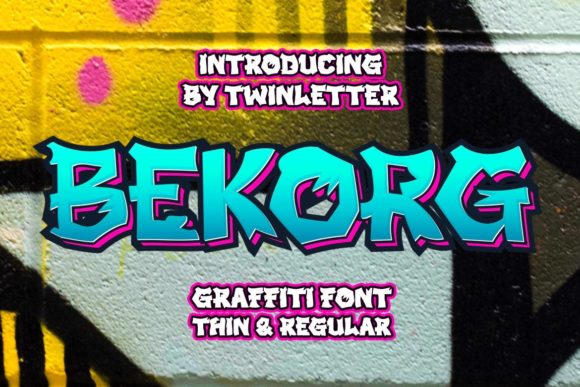 Bekorg Display Font for Headlines and Logotypes