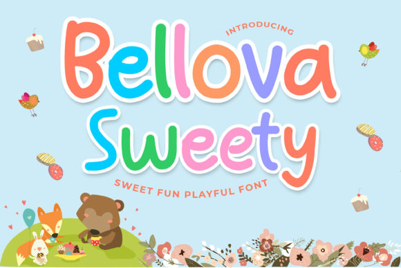 Bellova Sweety: A Display Font for Friendly Editorial Design