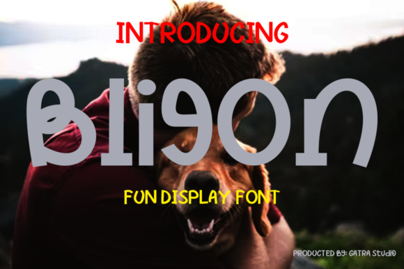 Bligon: A Vintage Display Font for Editorial Mood