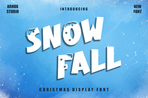 Bringing Playful Projects to Life with Snow Fall Font