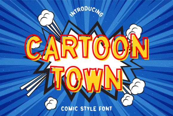 Cartoon Town: A Joyful Comic Display Font for Makers