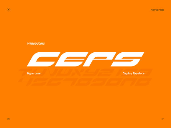Ceps Display Font: A Bold Modern Typeface for Crafters