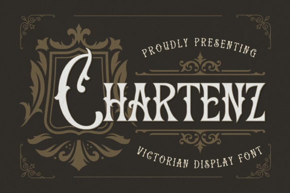 Chartenz: A Bold Vintage Display Font for Branding