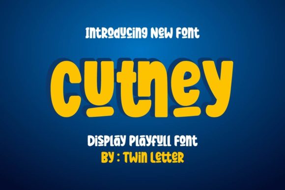 Cutney: A Graffiti-Styled Display Font for Bold Web Designs