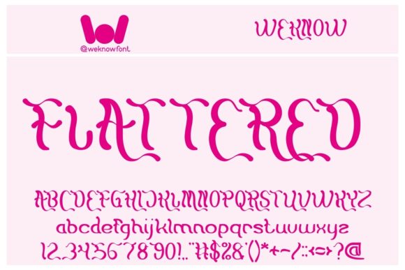 Flattered Display Font for Memorable Business Branding