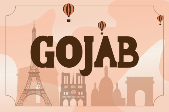 Gojab Display Font for Scroll-Stopping Marketing Designs