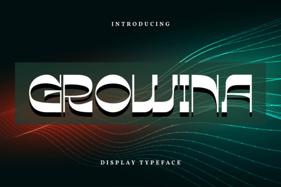 Growina: A Futuristic Display Font for Daring Web Projects