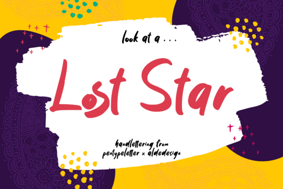 Lost Star: A Quirky Display Font for Branding and Creative Work