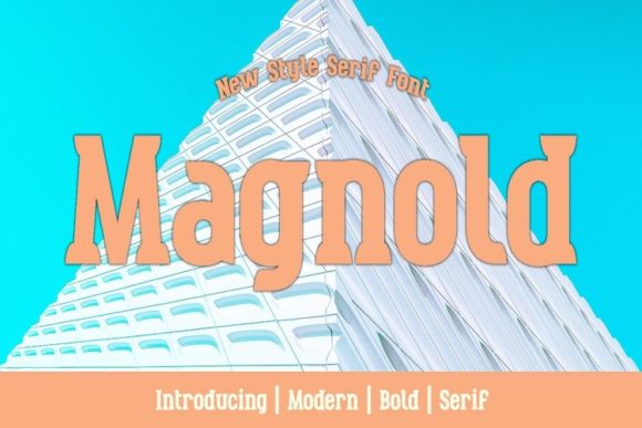 Magnold: A Bold Elegant Serif Font for Modern Branding