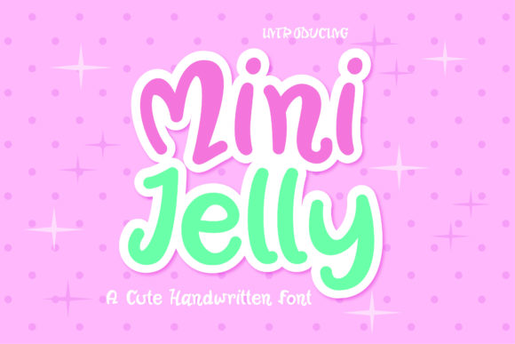 Mini Jelly: A Friendly Display Font for Social Media Creators
