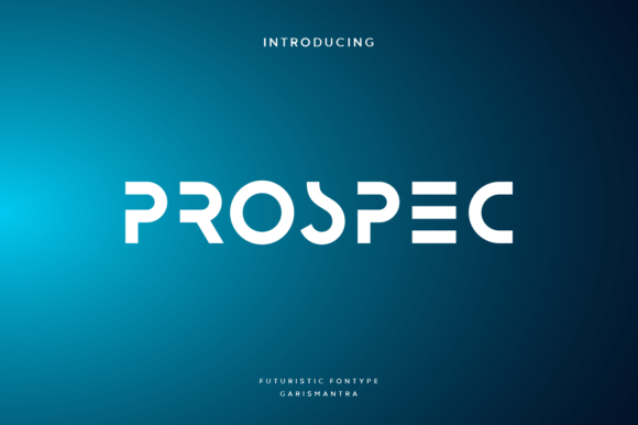 Prospec: A Modern Display Font for Crafters and Product Makers