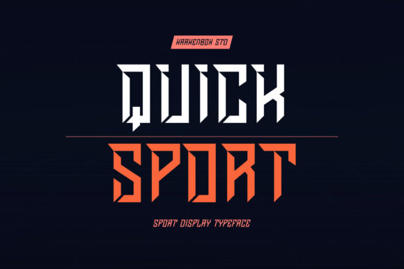 Quick Sport Display Font for Sports and Editorial Branding