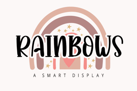 Rainbows Font: A Quirky Display Typeface for Campaigns