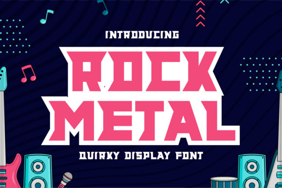 Rock Metal: A Bold Display Font for Editorial Impact