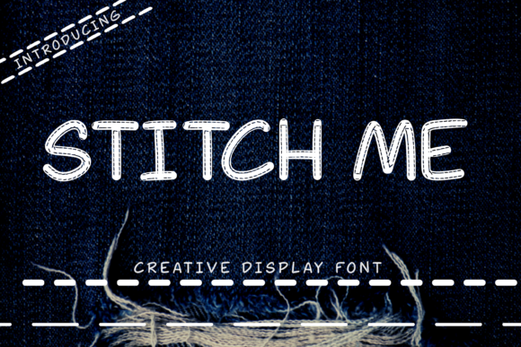 Stitch Me: A Sweet Display Font That Warms Up Every Design