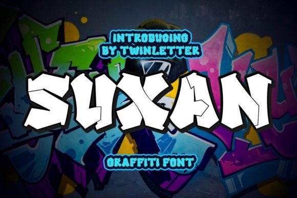 Suxan: A Graffiti Font for Branding and Packaging