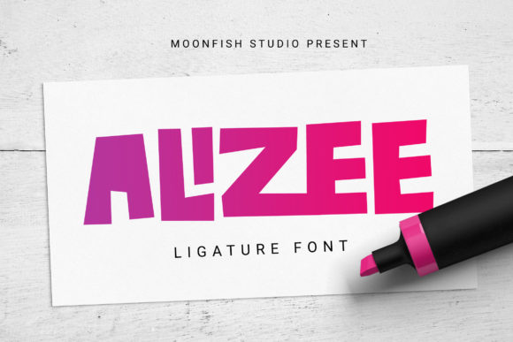 Testing Alizee Display Font for Cheerful Brand Identity Design
