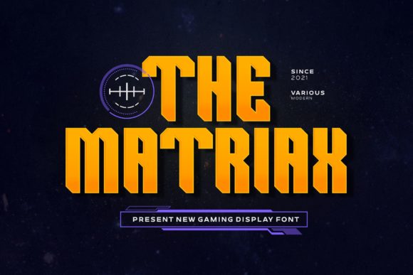 The Matriax: A Bold Display Font for Web Designers