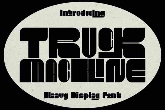 Truck Machine Font: A Retro Display Typeface for Authentic Branding