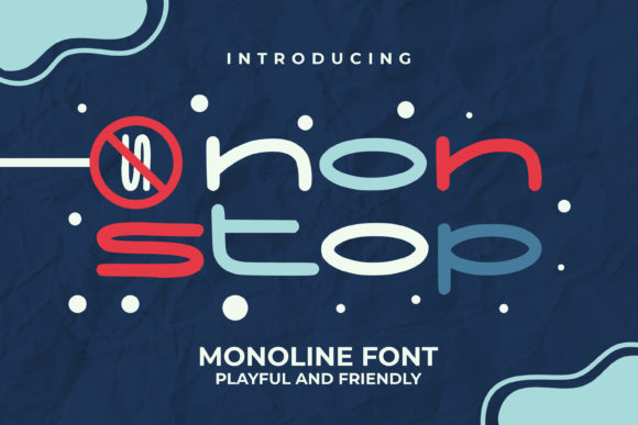 Using Non Stop Display Font for Creative Branding Projects