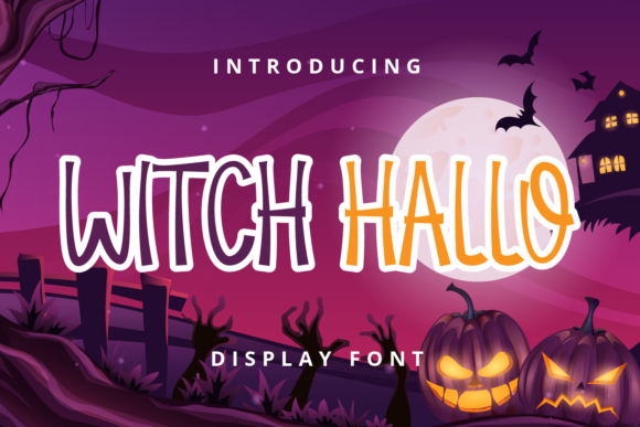 Witch Hallo: The Display Font for Spooky Craft Projects