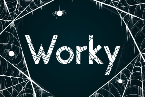 Worky Display Font for Bold Editorial Design